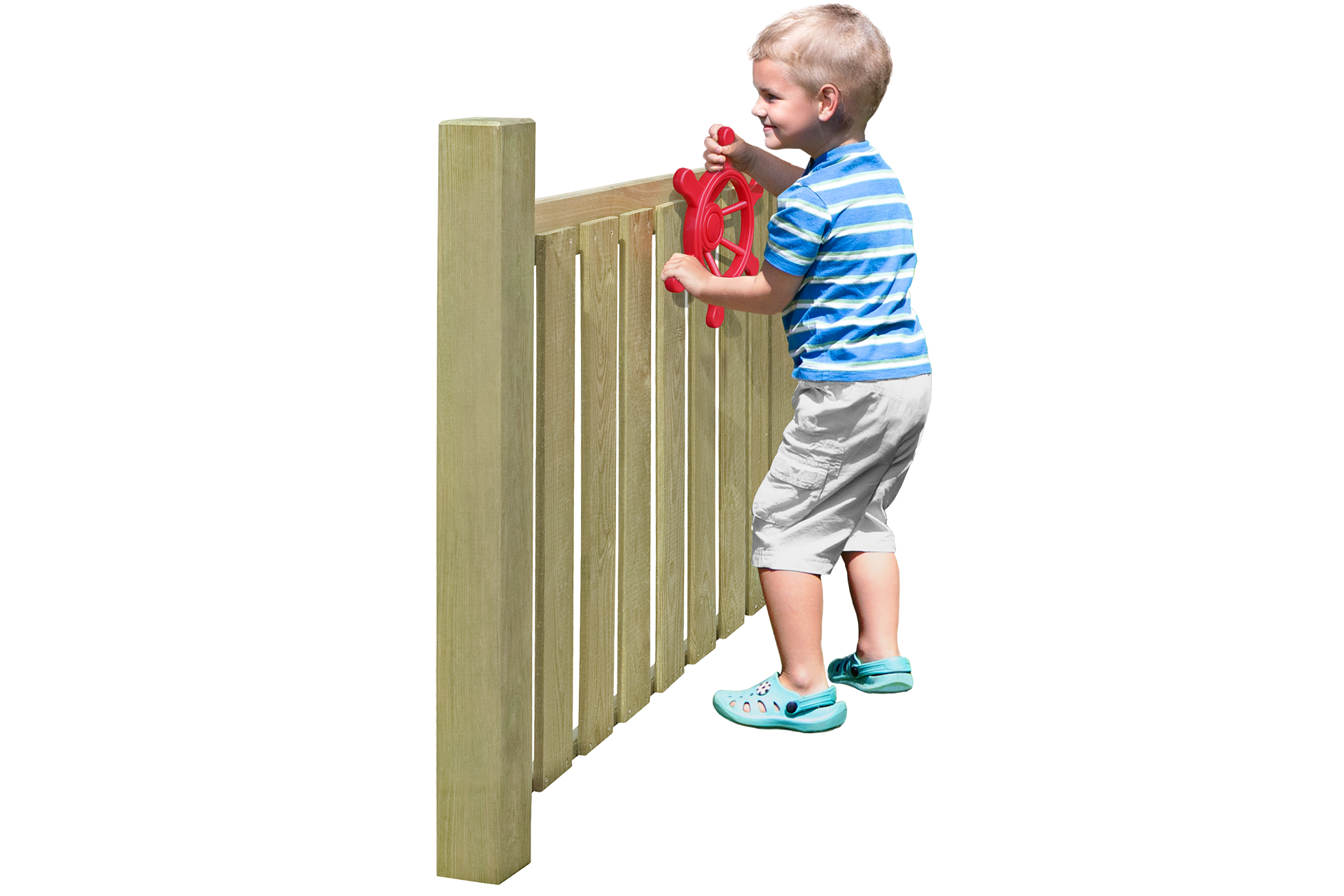 Multi-Play Steuerrad Pirat, rot